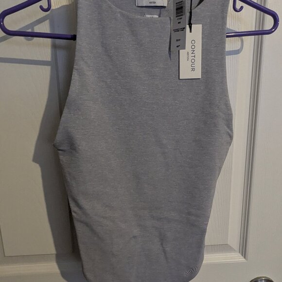 ARITZIA BABATON 90s BODYSUIT XS HEATHER CHROME BRAND NEW WITH TAGS! - Picture 12 of 16